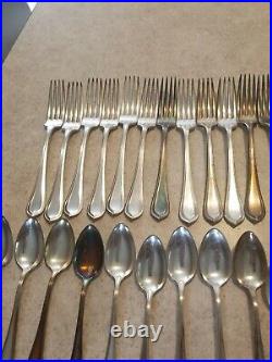 Gorham Roslyn Elmwood S. P. 1915 Silver Plate 55 Piece Set. Service for 6. A4