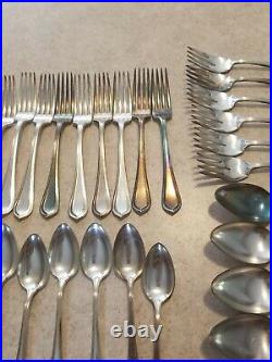 Gorham Roslyn Elmwood S. P. 1915 Silver Plate 55 Piece Set. Service for 6. A4