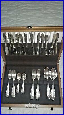 Gowe/Wellner 90 Silver Plated Table Cutlery 12 Persons (72-2) Pieces