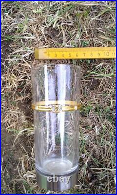 Gucci Barware Silver Plate and Crystal HighBall Tumbler Glasses, 5 pieces