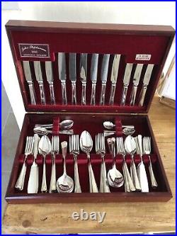 HARLEY Design 124 Piece JOHN STEPHENSON Silver Service Canteen of Cutlery