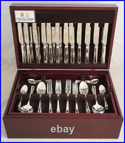 HARLEY Design ARTHUR PRICE / LALIQUE Silver Service 100 Piece Canteen of Cutlery