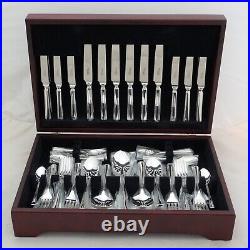 HARLEY Design Arthur Price of England Silver Plated 58 Piece Canteen of Cutlery