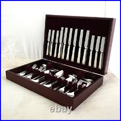 HARLEY Design Cooper Ludlam SHEFFIELD Silver Plated 58 Piece Canteen of Cutlery