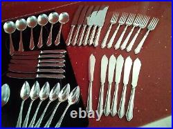 HARTS THE SILVERSMITHS DUBARRY Silver Plated Service 77 piece Canteen of Cutlery