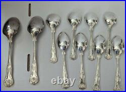 HUGE Vintage EPNS Silver Plated 6 People 63 Piece Cutlery Set & Box Xmas Dining