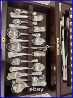 Harrods Mappin & Webb Silver Plated 127 Piece Cutlery Set Excellent Condition