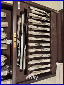 Harrods Mappin & Webb Silver Plated 127 Piece Cutlery Set Excellent Condition