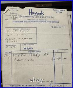 Harrods Mappin & Webb Silver Plated 127 Piece Cutlery Set Excellent Condition