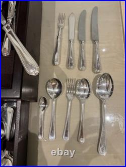 Harrods Mappin & Webb Silver Plated 127 Piece Cutlery Set Excellent Condition