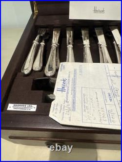Harrods Mappin & Webb Silver Plated 127 Piece Cutlery Set Excellent Condition