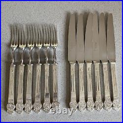 Harrods of Knightsbridge Cutlery 74 Piece Silver Plated Sheffield Elizabethan M