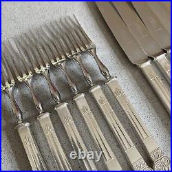 Harrods of Knightsbridge Cutlery 74 Piece Silver Plated Sheffield Elizabethan M