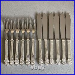 Harrods of Knightsbridge Cutlery 74 Piece Silver Plated Sheffield Elizabethan M