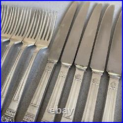 Harrods of Knightsbridge Cutlery 74 Piece Silver Plated Sheffield Elizabethan M