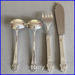 Harrods of Knightsbridge Cutlery 74 Piece Silver Plated Sheffield Elizabethan M