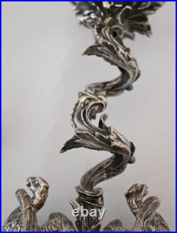 Heavy Silver Fine Eagle Pheonix Table Centre Piece 18th 19th Georgian Victorian