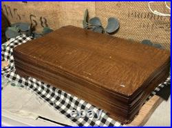 Holmes & Edwards IS Inlaid Silver Plate Flatware 110 Pieces & Case Silverplate