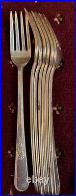Holmes & Edwards Inlaid IS Silver plated Cutlery 89 items used