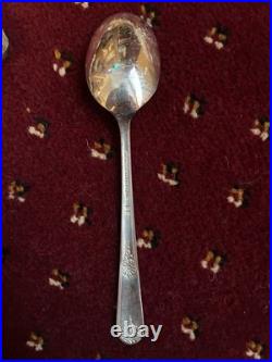 Holmes & Edwards Inlaid IS Silver plated Cutlery 89 items used