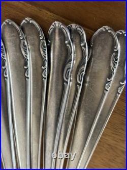 Homag 90 German Silverplated Flatware Set Vintage 70 Pc PIECE SILVER PLATE MCM