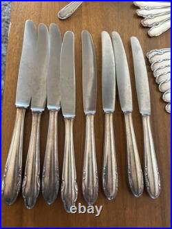 Homag 90 German Silverplated Flatware Set Vintage 70 Pc PIECE SILVER PLATE MCM