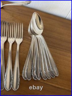 Homag 90 German Silverplated Flatware Set Vintage 70 Pc PIECE SILVER PLATE MCM