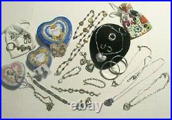 Huge Brighton Jewelry Lot, 30 pieces. Necklaces, Bracelets, Earrings, Ring