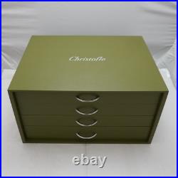 IMPERIAL Pattern Christofle Silver Service 144 Piece Empty Cutlery Canteen Chest