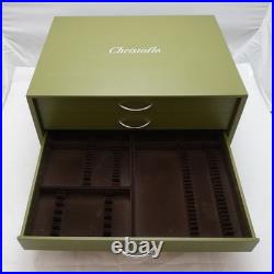 IMPERIAL Pattern Christofle Silver Service 144 Piece Empty Cutlery Canteen Chest