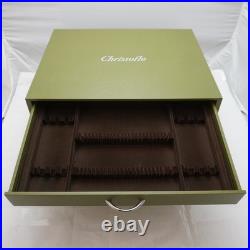 IMPERIAL Pattern Christofle Silver Service 144 Piece Empty Cutlery Canteen Chest