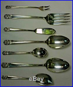 INTERNATIONAL Silverplate ETERNALLY YOURS 91-piece GRILLE Set SERVICE for 12
