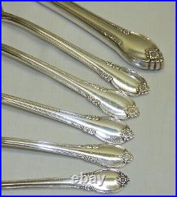 IS Remembrance Silver Plate Flatware Set with 1847 Rogers Chest 75 Piece Vintage