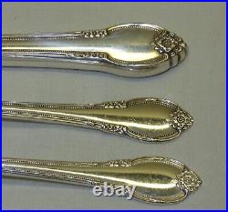 IS Remembrance Silver Plate Flatware Set with 1847 Rogers Chest 75 Piece Vintage