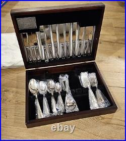 Inkerman 44 Piece Silver Plated Cutlery Set