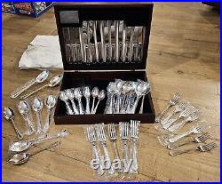 Inkerman 44 Piece Silver Plated Cutlery Set