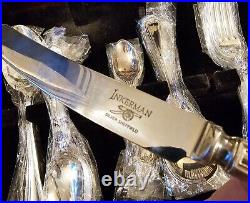 Inkerman 44 Piece Silver Plated Cutlery Set