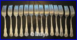 International Silver Co 14 Piece Fork Set Silver Plate 8