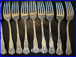 International Silver Co 14 Piece Fork Set Silver Plate 8