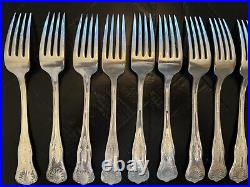 International Silver Co 14 Piece Fork Set Silver Plate 8