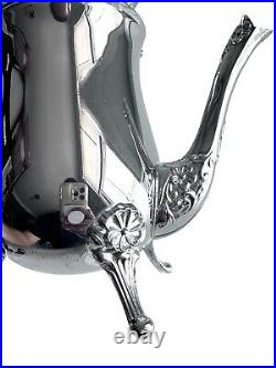 International Silver Co. 5-Piece Silver Plate Coffee and Tea Set with Spoon