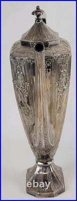 International Silver Co, Barbour S. P. Co. 3 Piece Silver Plate Coffee/Tea Set