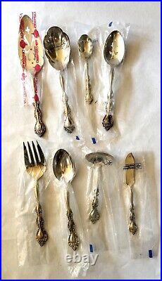International Silver Plate Interlude Service for 8, Serving Pieces +, 56 pieces