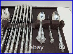 International Silver Vintage Silver Plate Countess 54pieces