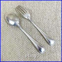 Italian Cutlery Set Cesa 1882 Windsor Silver Plated Large Serving Fork Spoon