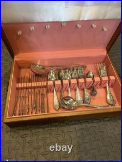 Italian Silverplate Flatware SET Italy 800 Mark 50 PIECES ENZING Italian Silverplate Flatware SET Italy 800 Mark 50 PIECES ENZING