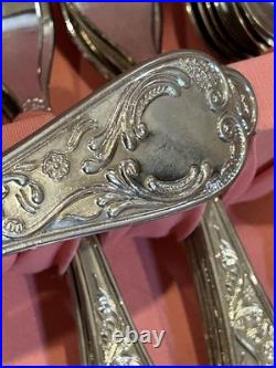 Italian Silverplate Flatware SET Italy 800 Mark 50 PIECES ENZING