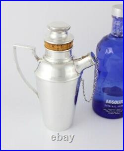 James Dixon & Sons Silver Plate Cocktail Juicer Shaker. Vintage Art Deco 1930's
