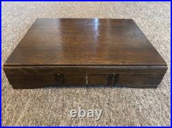 Joseph Rodgers & Sons EPNS George V 6 Place Canteen Cutlery In Oak Box 39 Pieces