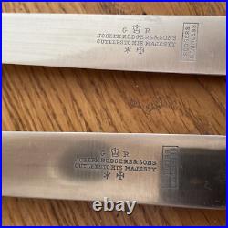 Joseph Rodgers & Sons EPNS George V 6 Place Canteen Cutlery In Oak Box 52 Pieces